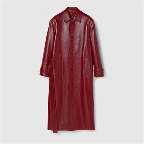 trench gucci rosso